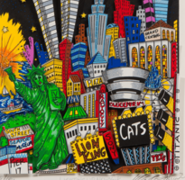 Lighting Up New York by Charles Fazzino